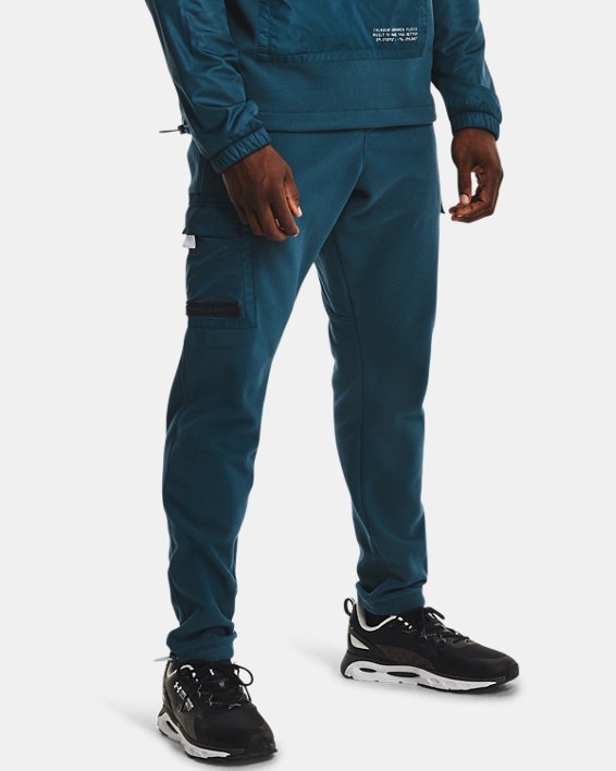 Men's ColdGear® Infrared Utility Cargo Pants, Blue, pdpMainDesktop image number 1